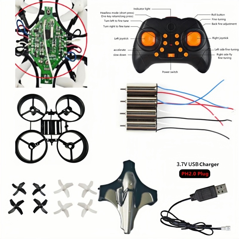 Eachine Drone E010 - Kit Drone Fai-da-Te Completo 2.4G con