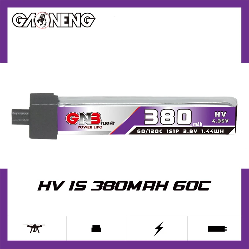 GNB 1S 3.8V 380mAh 60C Lipo Ba - Drone Battery Plate recensione e prezzo