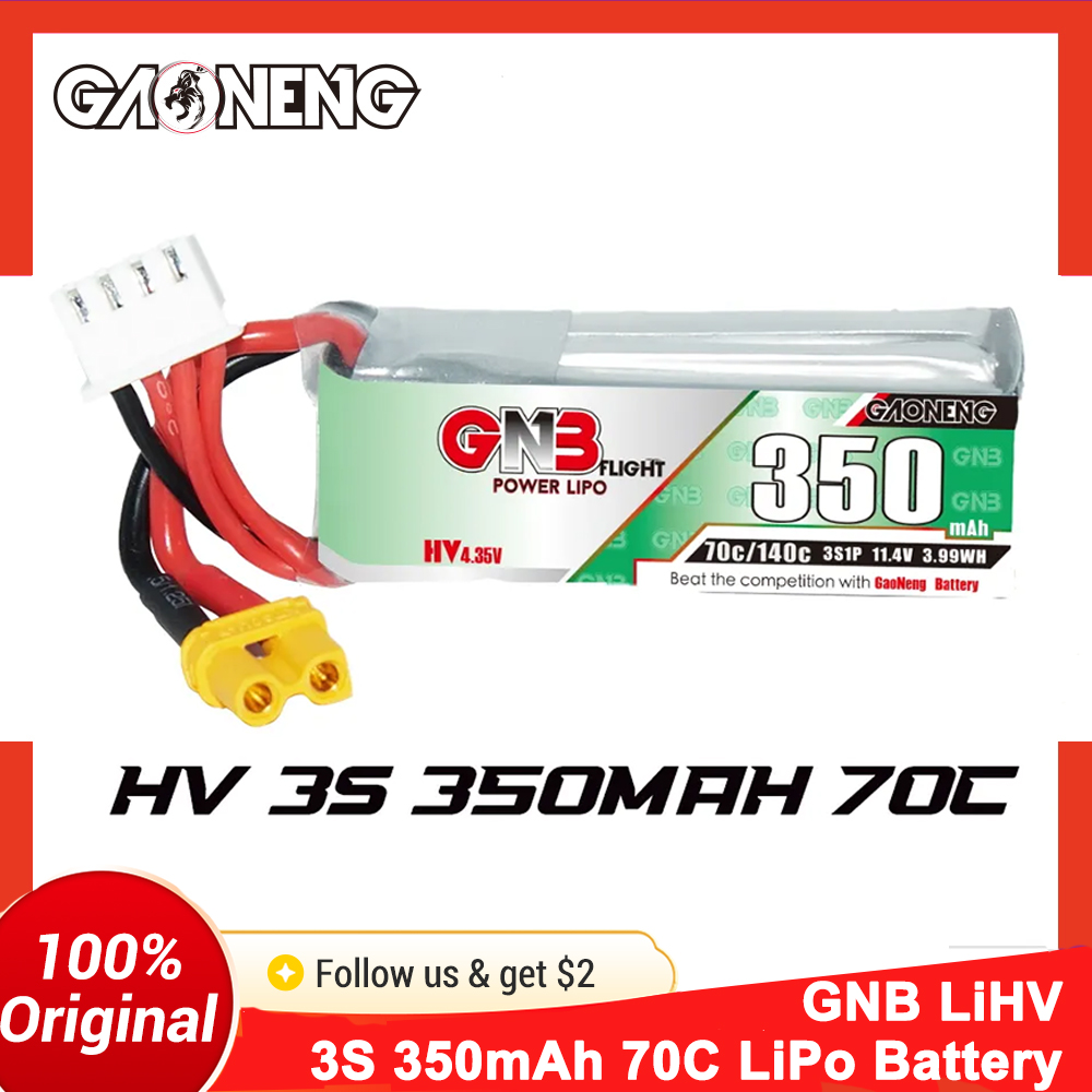 Batteria LiPo Gaoneng GNB 350m - Drone Battery 3S recensione e prezzo