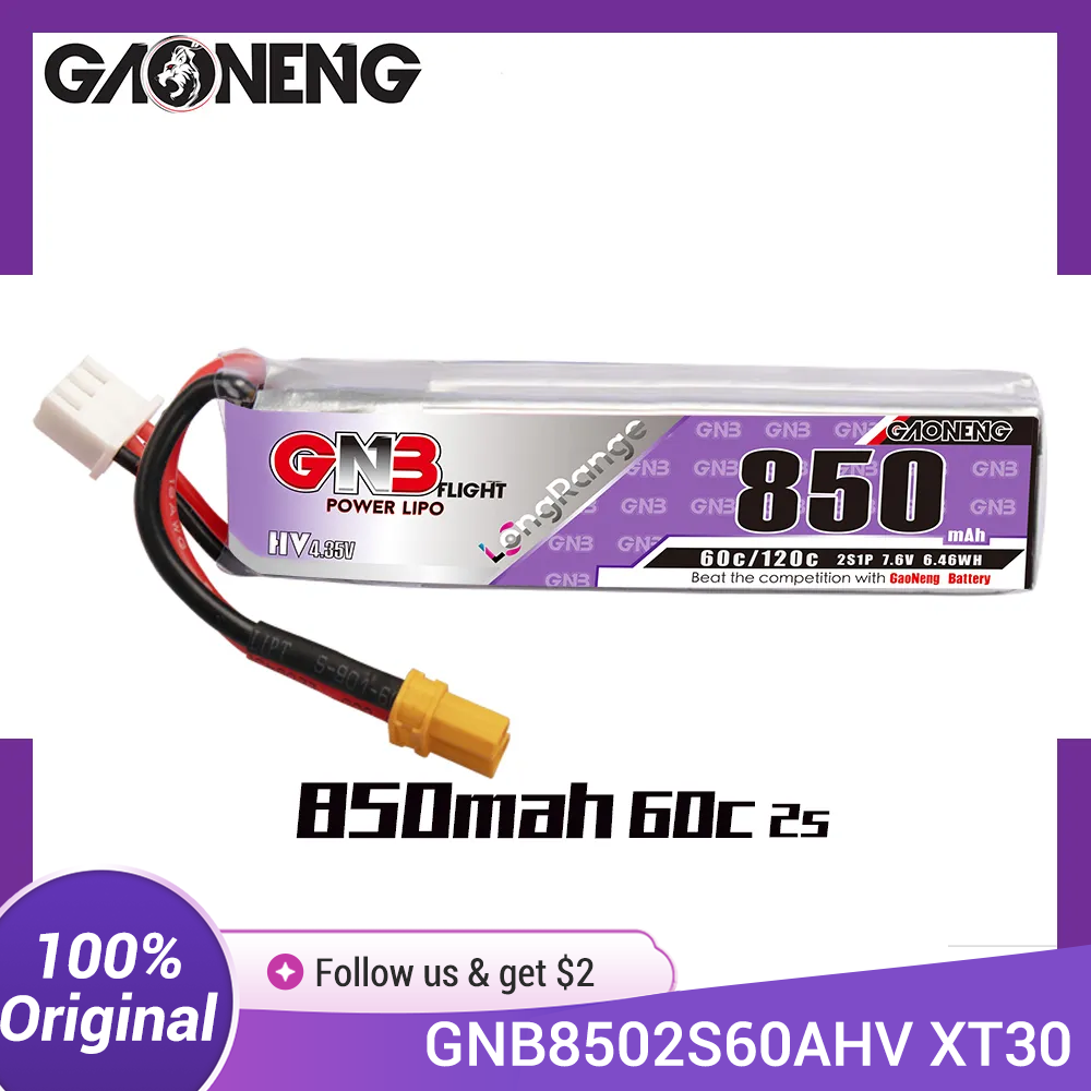GAONENG GNB LiPo Batteria 850m - Drone Battery 3S recensione e prezzo