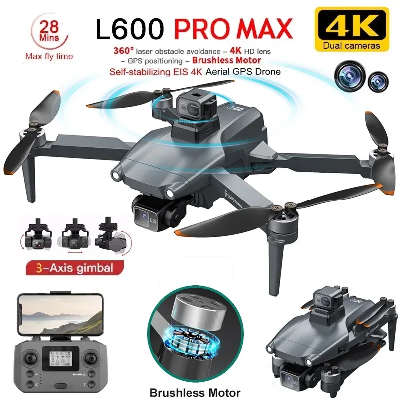 L600 PRO MAX GPS Drone Profess - Drone Battery Box recensione e prezzo