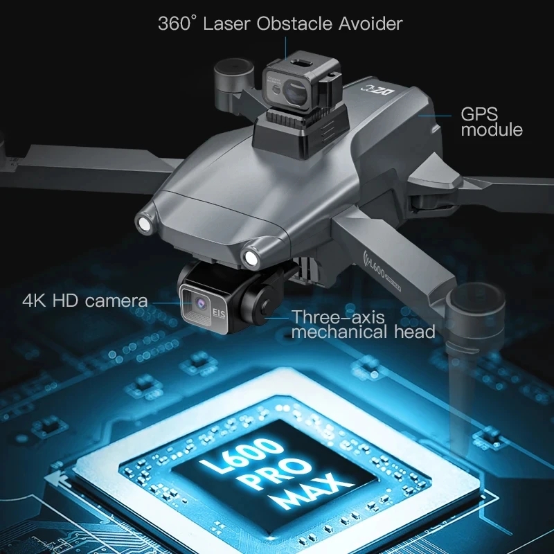 L600 PRO MAX GPS Drone Profess - Drone Battery Box recensione e prezzo