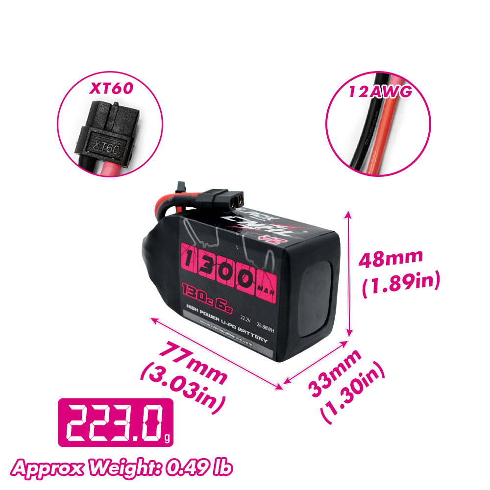 2 Pezzi Batteria Lipo CNHL 6S  - Drone Battery Plate recensione e prezzo